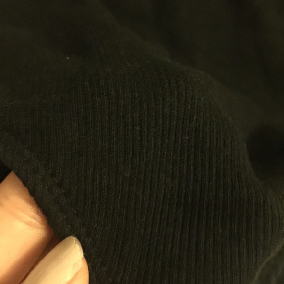 Black Ribbed Bodysuit - Picture 3 of 3